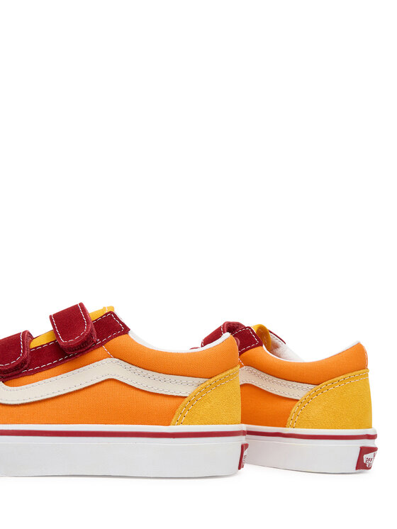 Vans Tenis superge Vans Old Skool V Retro VN000CYABMC1 Oranžna