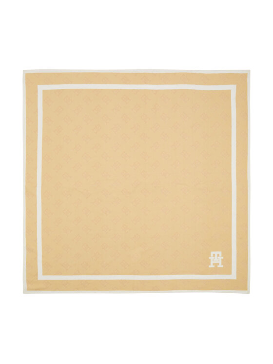 Tommy Hilfiger Šátek Tommy Hilfiger Th Prep Square AW0AW16187 Béžová