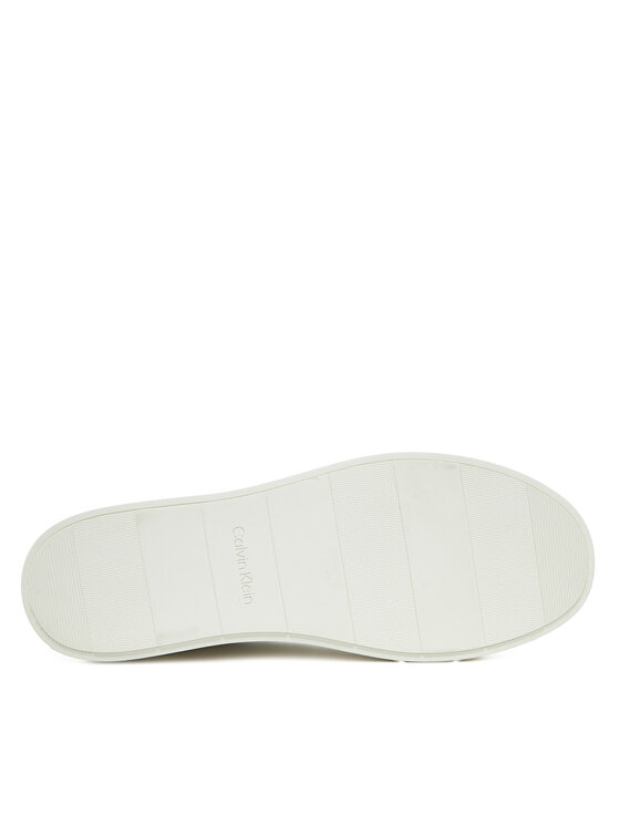 Calvin Klein Сникърси Calvin Klein Low Top Lace Up Woven HM0HM01767 Бял