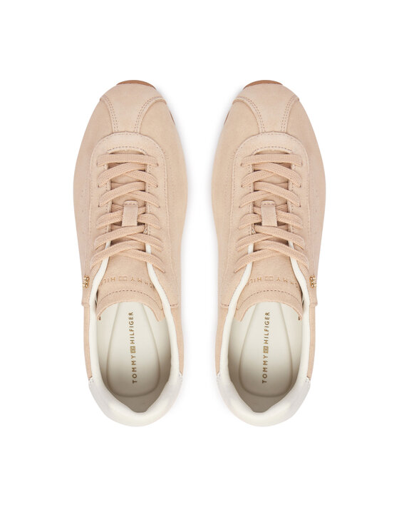 Tommy Hilfiger Sneakersy Tommy Hilfiger Th Bella Low Runner Suede FW0FW09189 Różowy