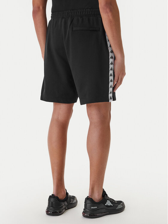Kappa Kappa Спортивні шорти Banda Oviedo 351S77W Чорний Comfort Fit