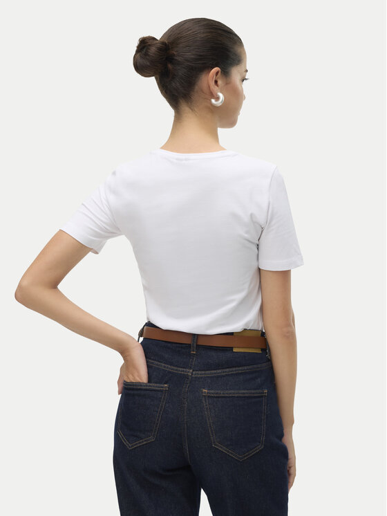 Vero Moda Vero Moda T-shirt Lulu 10323755 Bijela Regular Fit