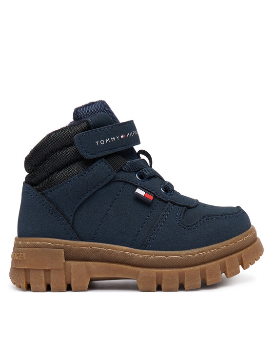 Tommy Hilfiger Trzewiki Tommy Hilfiger T1X5-35290-0316 Granatowy