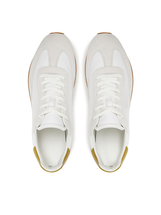 Calvin Klein Сникърси Calvin Klein Low Prof Runn Laceup Cv Mix HM0HM01723 Бял