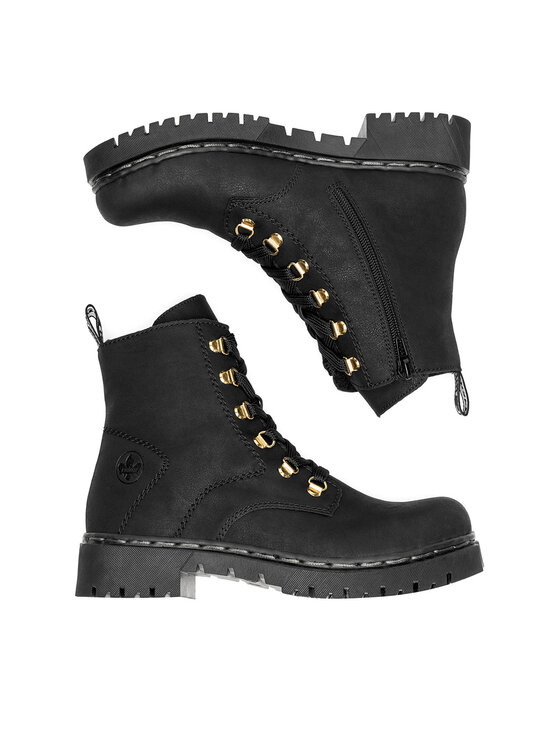 Rieker Botines planos Rieker Y2422-00 Negro