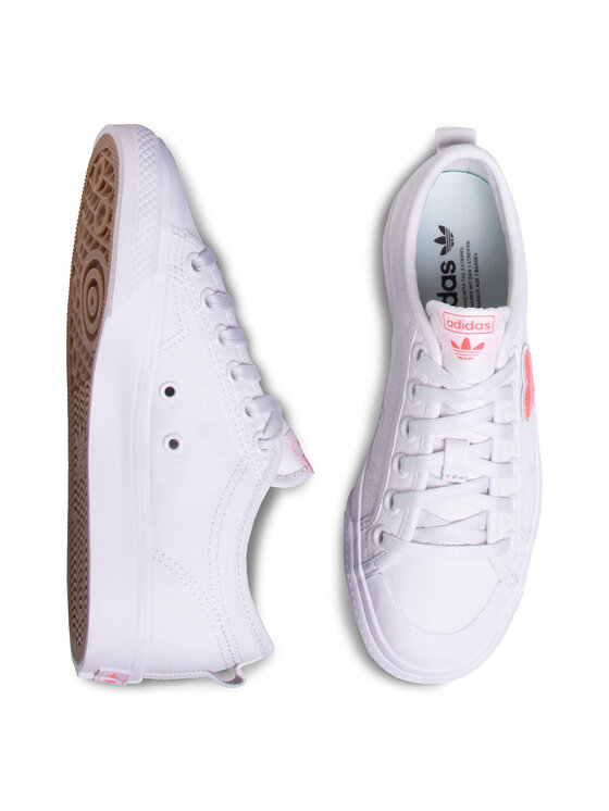 adidas Сникърси adidas Nizza Trefoil W EF5074 Бял