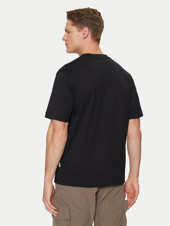 Jack & Jones Jack & Jones Футболка Machester 12273549 Чорний Relaxed Fit