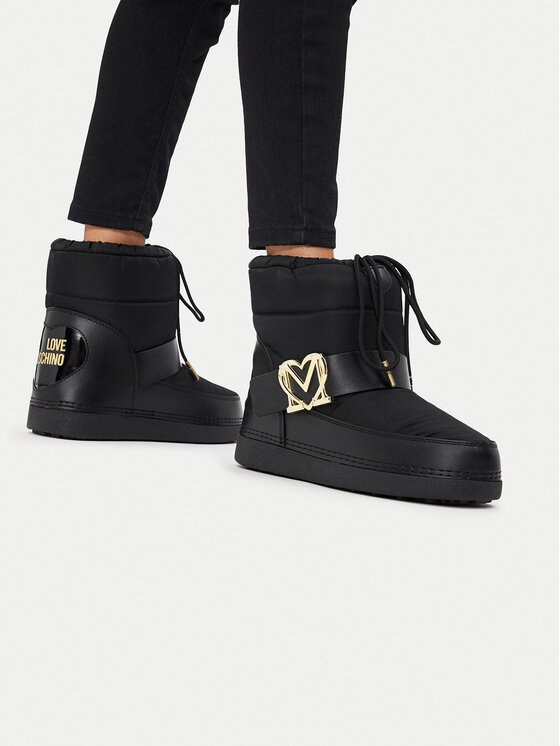 Cizme de zăpadă LOVE MOSCHINO JA24062G1LISB00A Negru | Epantofi.ro