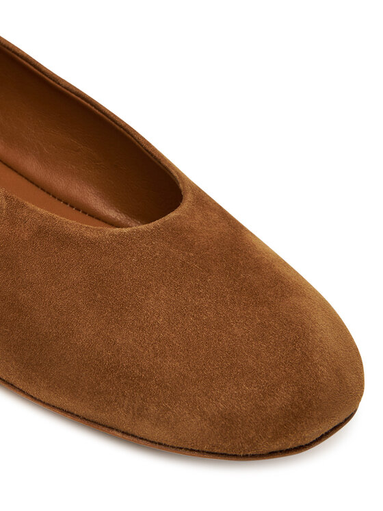 Weekend Max Mara Балеринки Weekend Max Mara Todisuede 2525526074600 Кафяв