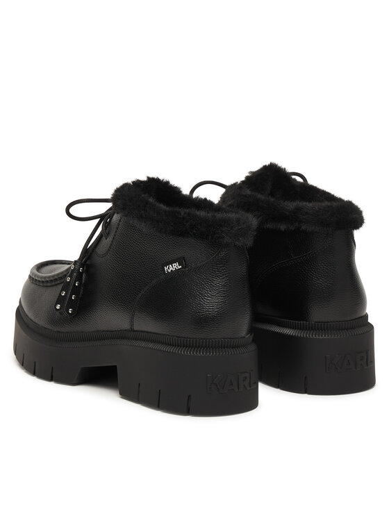 KARL LAGERFELD Черевики KARL LAGERFELD Keena KL45131L Чорний