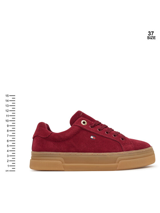 Tommy Hilfiger Sneakersy Tommy Hilfiger Jade T3A9-35098-1429 S Bordowy