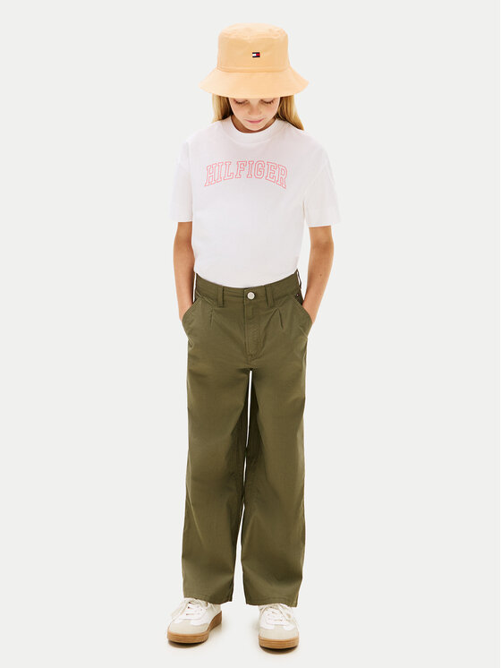 Tommy Hilfiger Tommy Hilfiger Camiseta KG0KG09523 Blanco Regular Fit