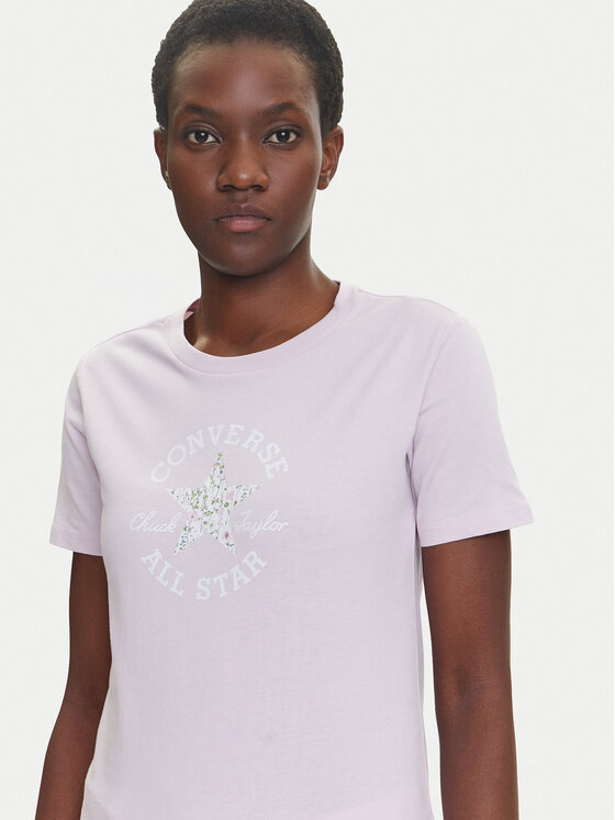 Converse Converse Camiseta Floral Chuck Taylor 10027751-A03 Rosa Regular Fit
