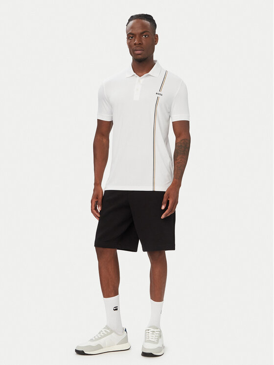 BOSS BOSS Polo PL_TOC Game 3 50563363 Blanco Regular Fit