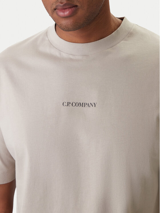 C.P. Company C.P. Company Camiseta 20CMTS087A005100W Beis Regular Fit