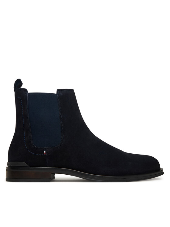Tommy Hilfiger Ghete Jodhpur Tommy Hilfiger Corporate FM0FM05580 Bleumarin