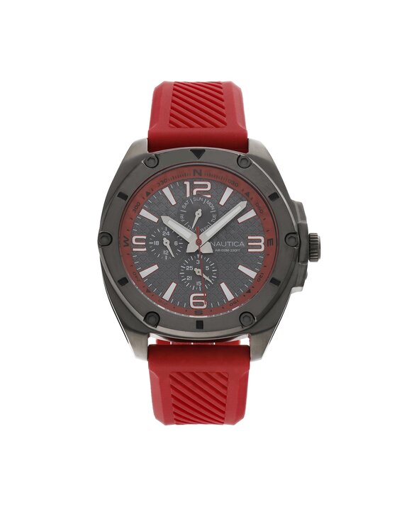 Nautica Ročna ura Nautica NAPTCS223 Rdeča