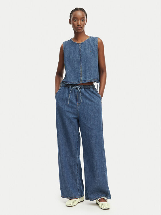 Tommy Jeans Tommy Jeans Top DW0DW22609 Blu Regular Fit