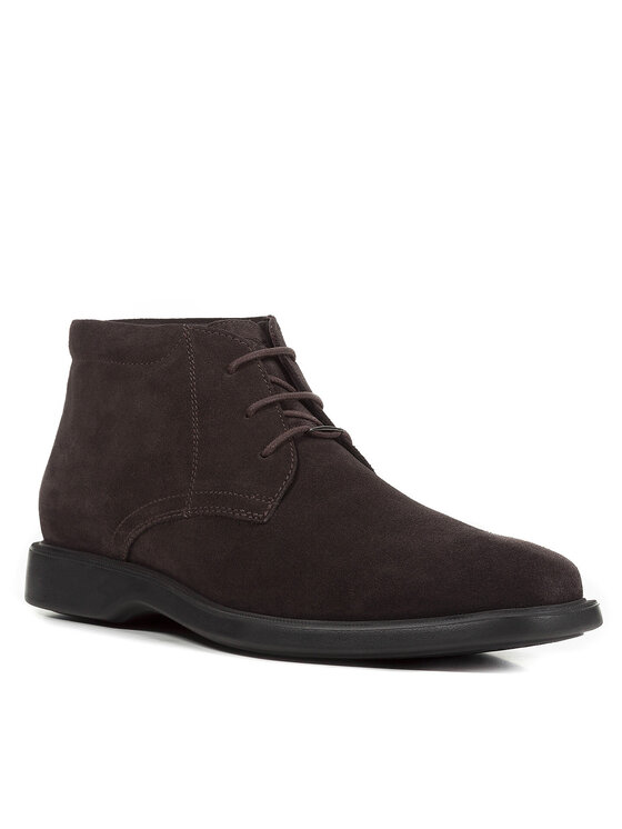 Geox Šnurovacia obuv Geox U Brayden 2Fit Abx D U54N1D 00022 C6009 Hnedá