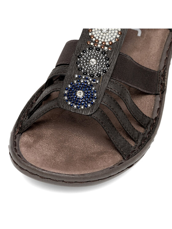Rieker Sandale Rieker 608G9-47 Siva