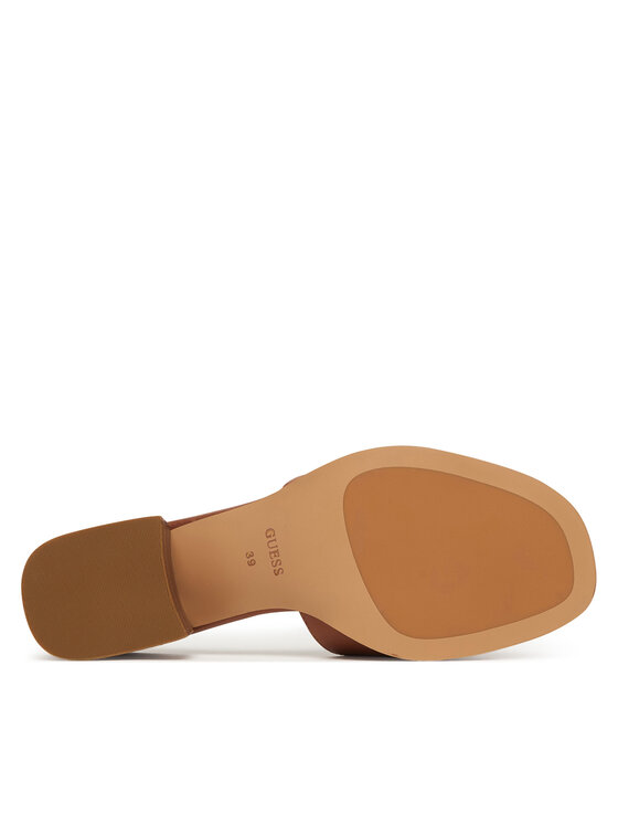 Guess Шльопанці Guess FLJCNN LEA03 Коричневий