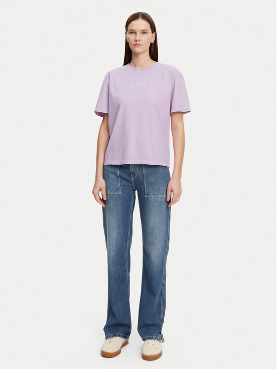 Marc O'Polo Denim Marc O'Polo Denim T-Shirt 500 0005 950 Μωβ Relaxed Fit