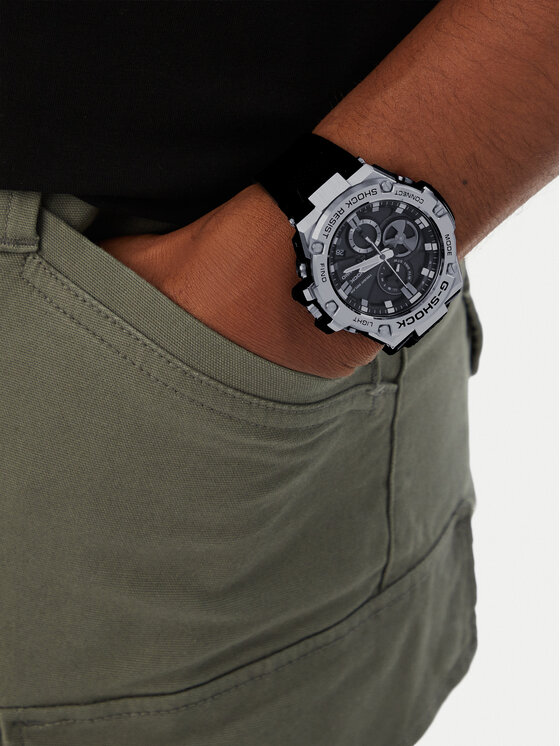 G-Shock Pulkstenis G-Shock GST-B100-1AER Sudraba