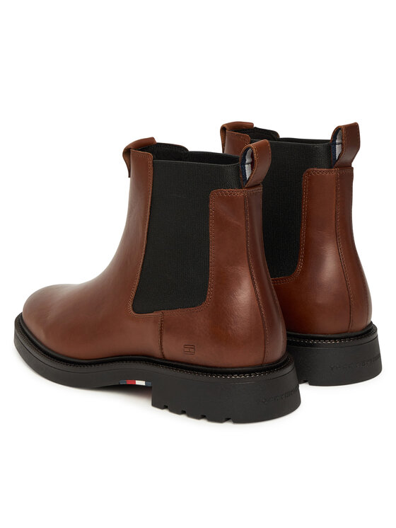 Tommy Hilfiger Štibletai Tommy Hilfiger Comfort Lwt FM0FM05591 Ruda