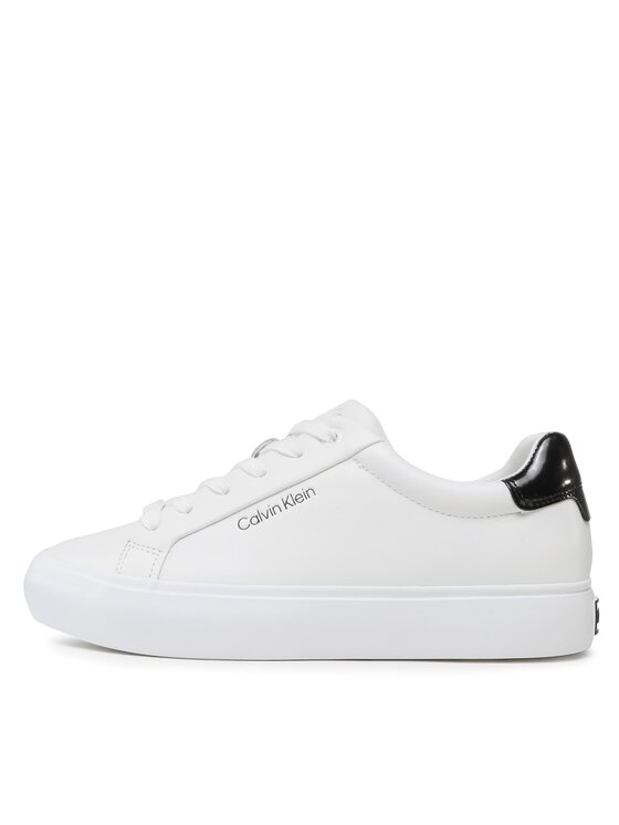 Calvin Klein Sneakersy Calvin Klein Vulc Lace Up HW0HW01681 Biela