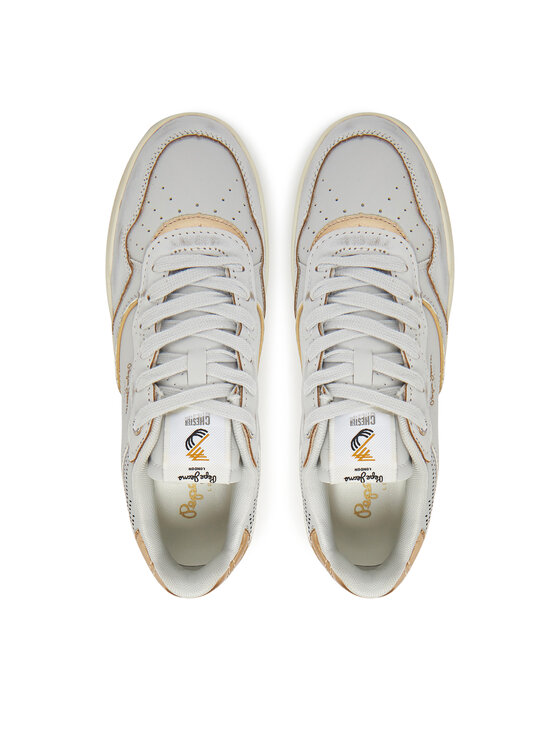 Pepe Jeans Снікерcи Pepe Jeans Chester Distress W PLS00033 Білий