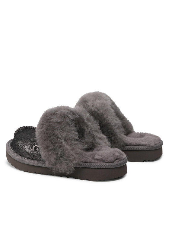 Ugg Пантофи Ugg K Cozy II Metallic Glitter 1121094K Сив