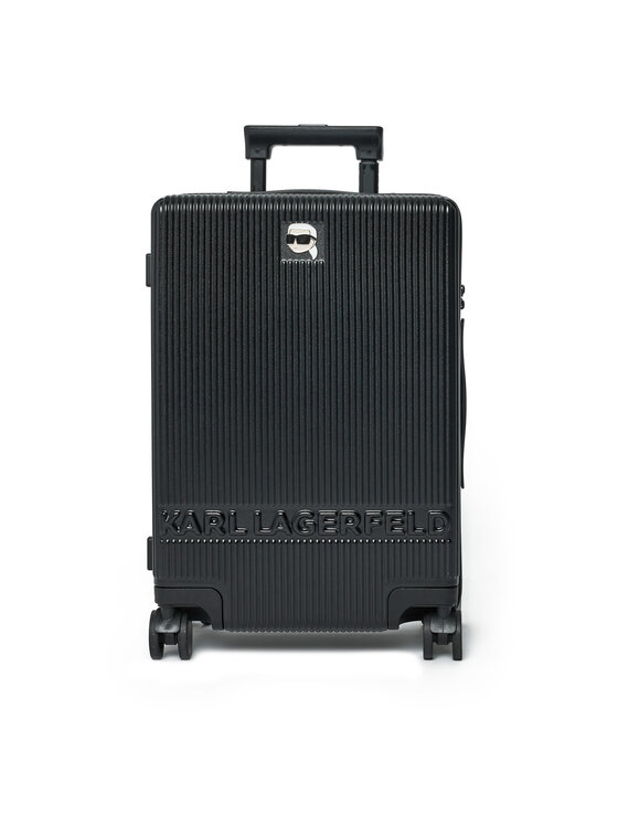 KARL LAGERFELD Kabīnes koferis KARL LAGERFELD A1W30421 Melns