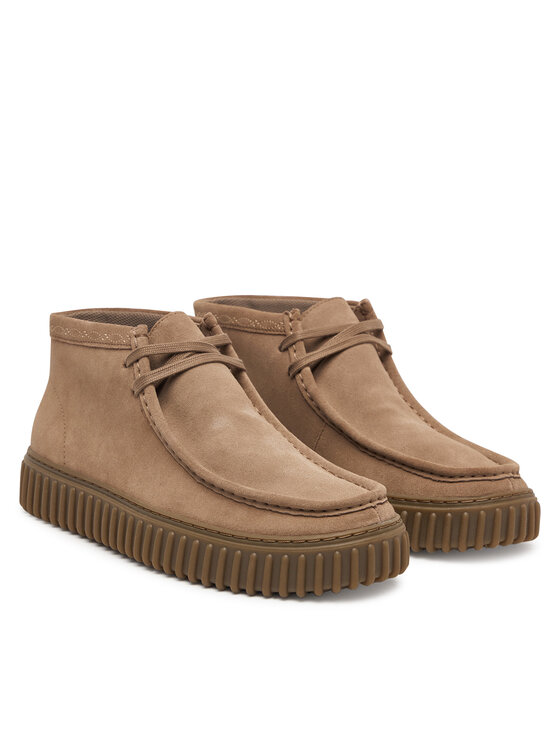 Clarks Félcipő Clarks Torhill Hi 26327244 Bézs
