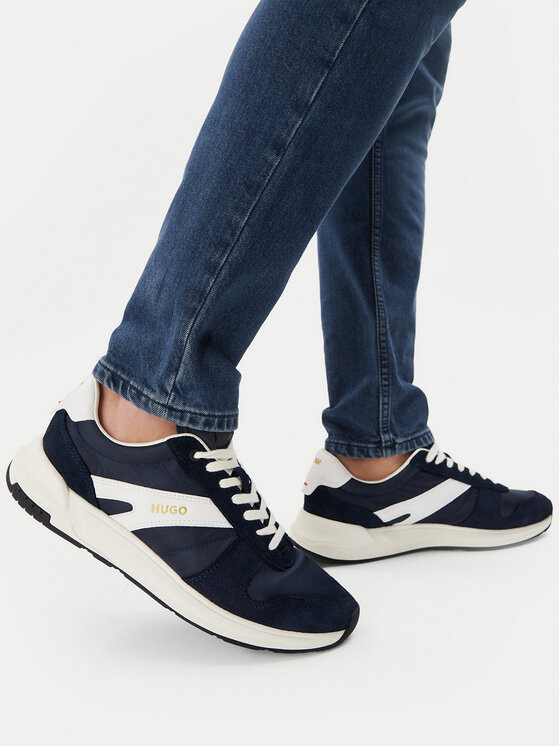 HUGO Sneakersy HUGO GO3 50573605 Granatowy