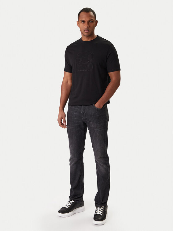 KARL LAGERFELD KARL LAGERFELD Camiseta 755052 561224 Negro Regular Fit