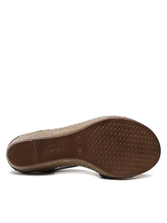 Rieker Sandali Rieker 624H6-14 Blu scuro