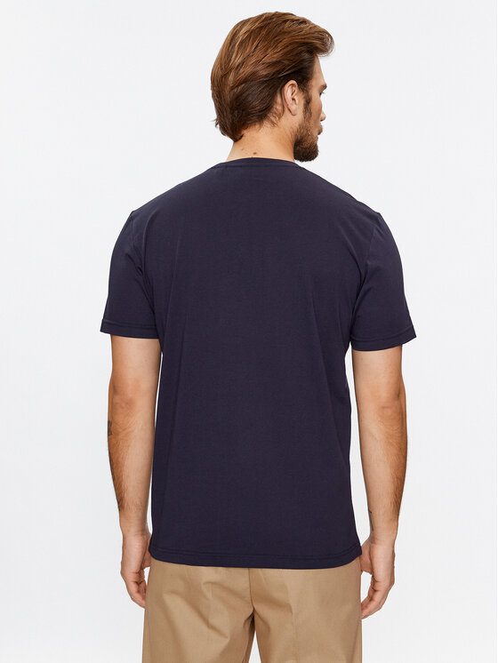 Gant Gant Majica Reg Archive Shield Ss 2003199 Mornarsko modra Regular Fit
