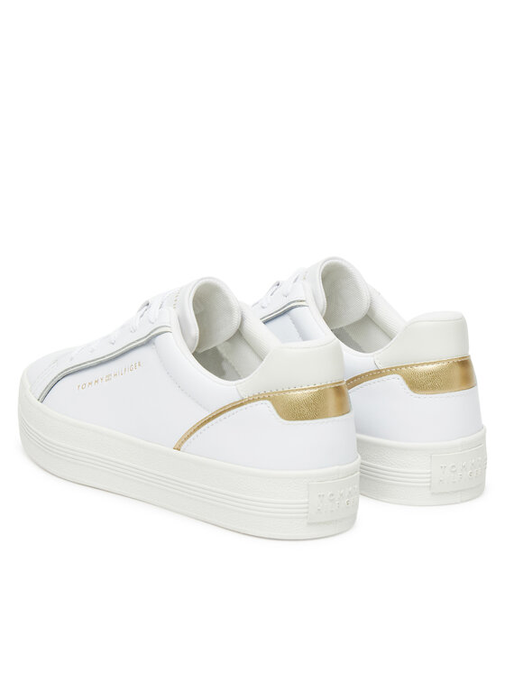 Tommy Hilfiger Sneakersy Tommy Hilfiger Essential Vulc Sneaker FW0FW08757 Biały