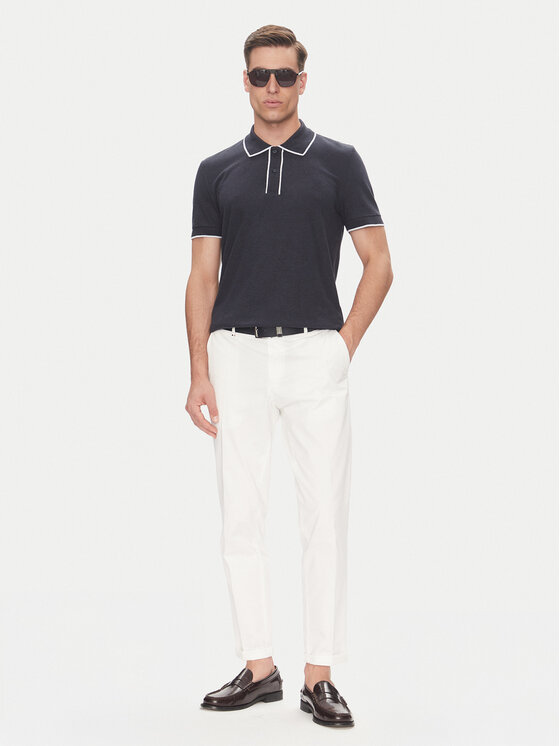 Baldessarini Baldessarini Поло B4 10063.5283 Cиній Regular Fit