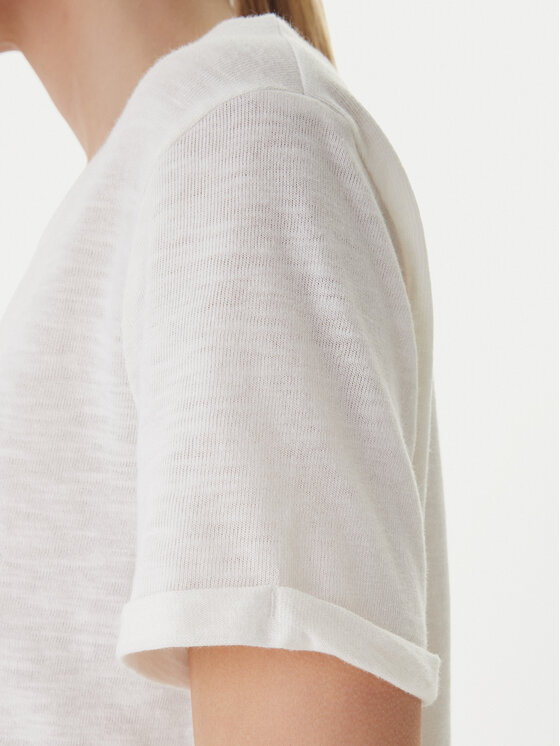 Roxy Roxy Camiseta Oceanwave ERJZT06096 Blanco Loose Fit