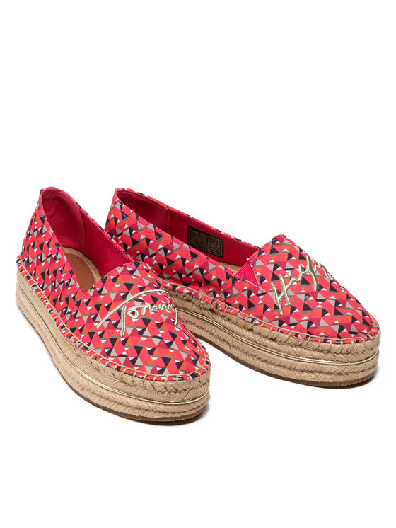 Tommy Hilfiger Εσπαντρίγιες Tommy Hilfiger Th Geo Print Espadrille FW0FW06354 Ροζ