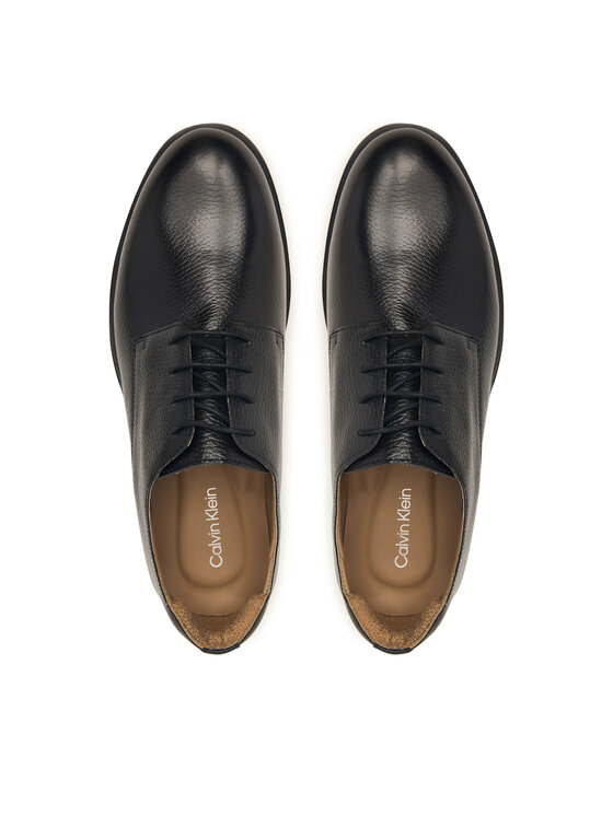 Calvin Klein Zapatos hasta el tobillo Calvin Klein Ess Rubber Derby HM0HM02268 Negro