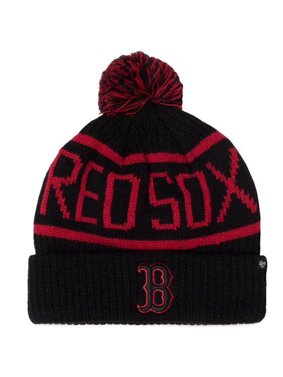 47 Brand Kapa 47 Brand Mlb Boston Red Sox Calgary' 47 Cuff Knit B-CGLY02ACEXH-BKA Črna