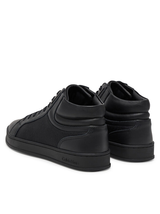 Calvin Klein Sneakers Calvin Klein High Top Lace Up Eyelet Jaq Mono HM0HM01816 Negru