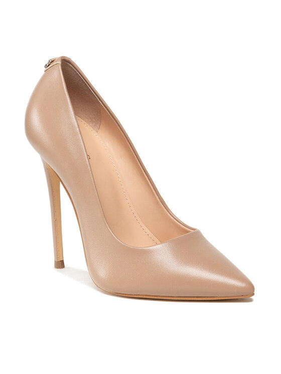 Guess Туфлі на шпильці Guess Felyx5 FL7FL5 LEA08 Бежевий