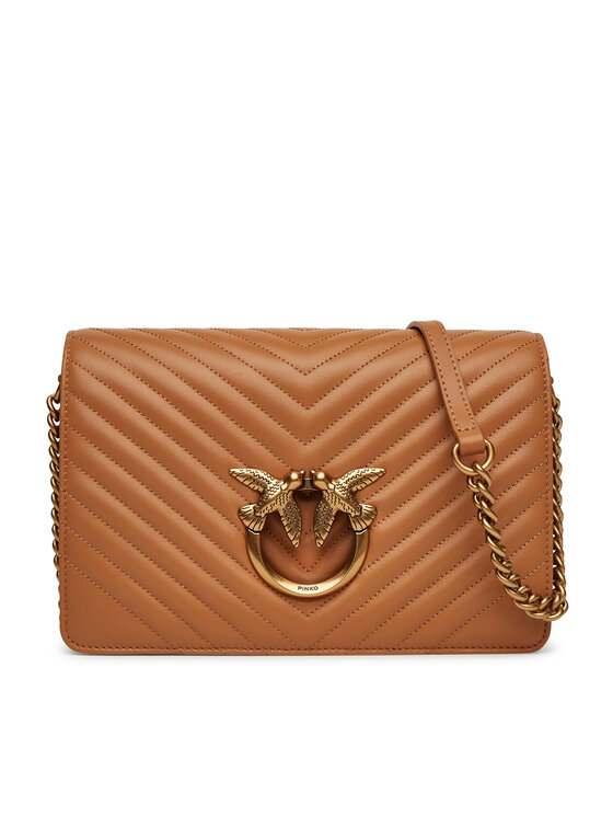 PINKO Borsetta PINKO Love Click Classic PE 25 PLTT 100063 A0GK Marrone