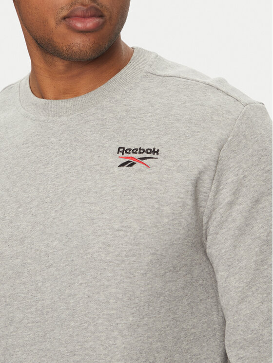 Reebok Reebok Džemperis Logo Crew 100221789 Pilka Regular Fit