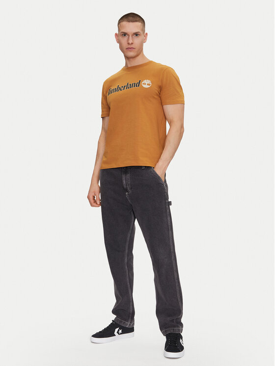 Timberland Timberland Футболка TB0A5UPQ Бежевий Regular Fit