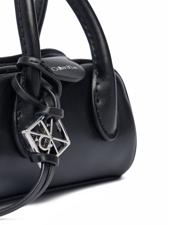 Calvin Klein Θήκη κλειδιών Calvin Klein Emblem Trio Mini Bag Charm LV04F1315G Μαύρο
