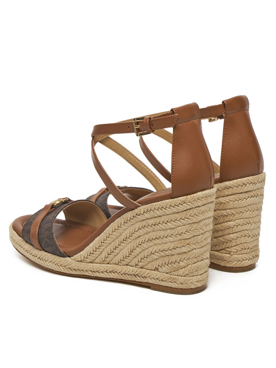 Michael Kors Espadryle Michael Kors Mandy Wedge 40R5MAMS2B Brązowy